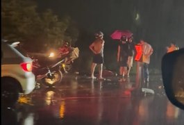 VÍDEO. Grave acidente deixa motociclista ferido entre as cidades de Palmeira e Igaci