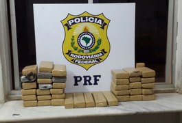 Mulher é presa em GO pela PRF com 35kg de maconha que seriam trazidos para AL