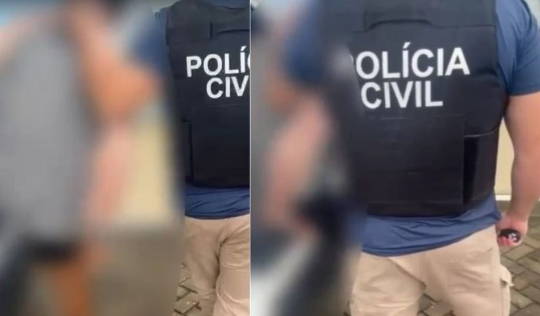 Polícia Civil prende em Maceió homem condenado por estupro em Coruripe; assista