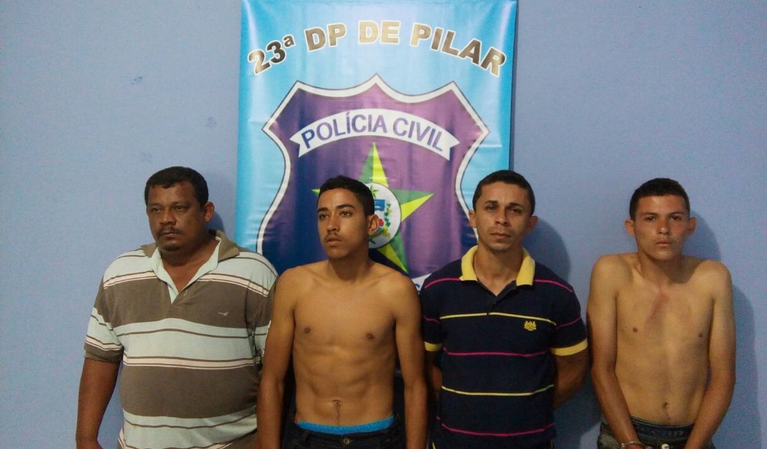 Quadrilha acusada de homicídios e tráfico de drogas é presa em AL