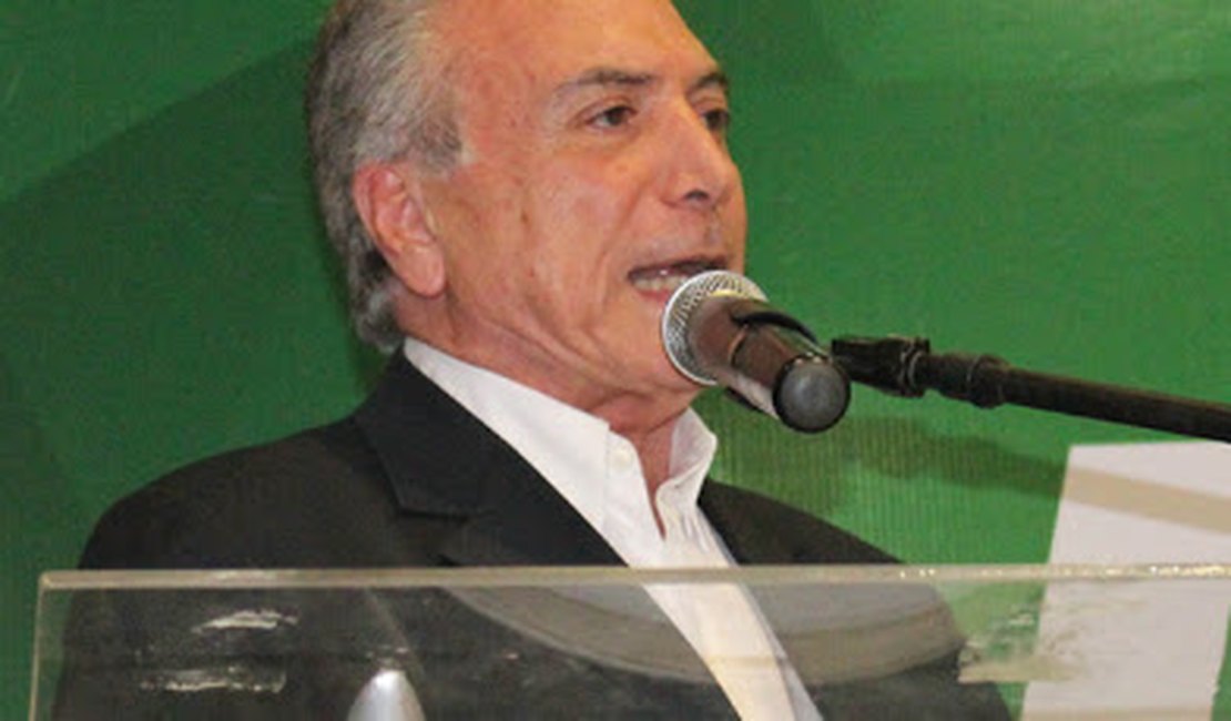 Temer cancela viagem para assinar ordem de serviço para Canal do Sertão, em AL