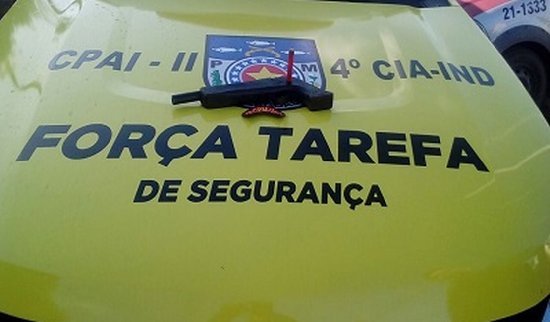 Menor é apreendido pela Força Tarefa de Atalaia portando uma arma de fogo