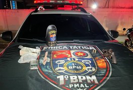 Policiais militares prendem homem com arma de fogo e drogas no Vergel do Lago
