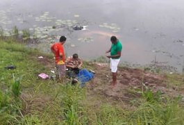 Carro com mulher e criança cai em açude em Campo Alegre, AL