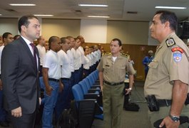 Nova turma do Curso de Formação de Praças participa de aula inaugural