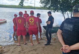 Setor de Pessoas Desaparecidas da PCAL tenta localizar homem desparecido na Lagoa do Mundaú
