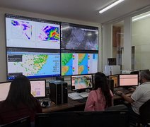 Secretaria de Meio Ambiente emite aviso para possibilidade de chuvas intensas e rajadas de vento em Alagoas