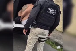 Homem de 39 anos, liderança de facção de Pernambuco, é preso em Maceió com arma e veículo