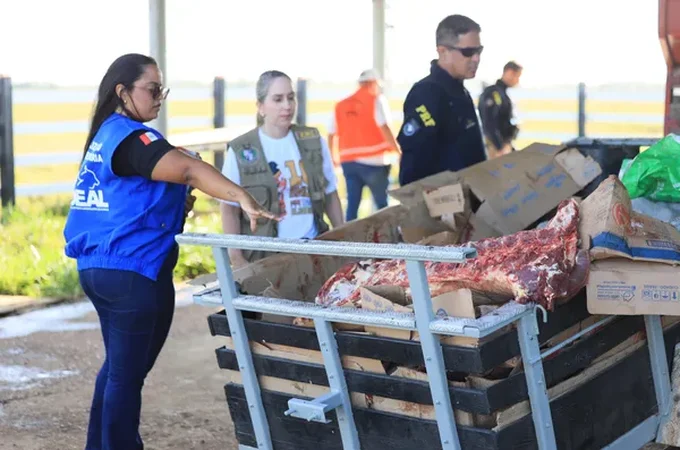 FPI flagra abate clandestino e recolhe carnes em condições impróprias para consumo