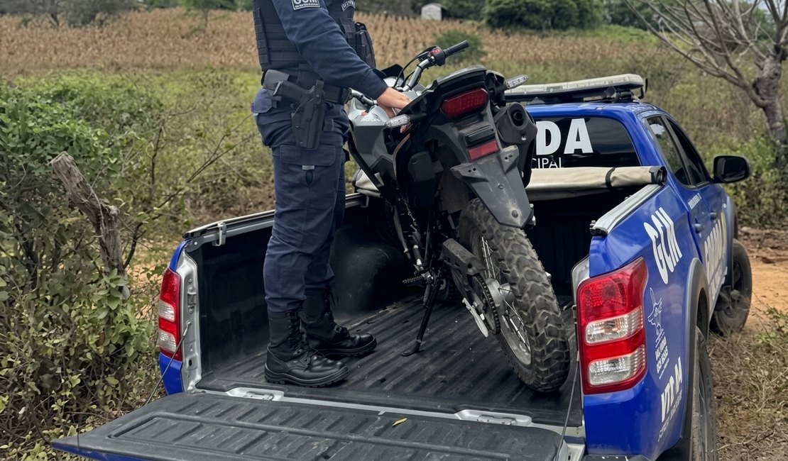 Motocicleta de marchante assassinado em Palmeira dos Índios é localizada na zona rural da cidade