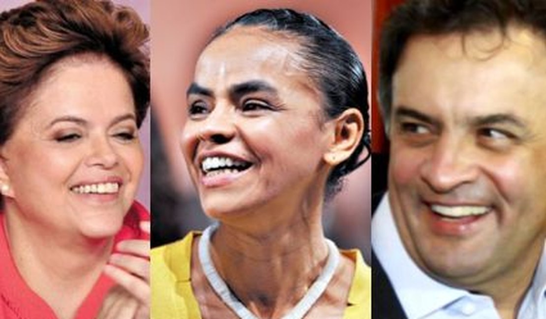 Dilma tem 36%, Marina, 21%, e Aécio, 20%, diz pesquisa Datafolha