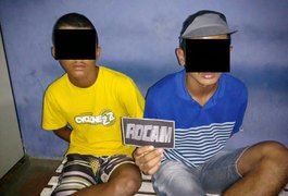Rocam apreende menores com motocicleta furtada, no Primavera, em Arapiraca