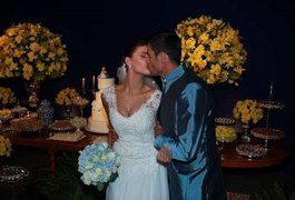 Confira as fotos da cerimônia de casamento dos Ex-BBBs Franciele e Diego