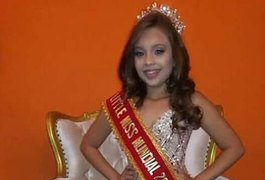 Vítima de enchente, alagoana vence concurso Mini Miss Mundial