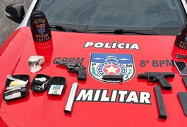 Força Tática do 8º BPM prende cinco suspeitos armados no município de Pilar