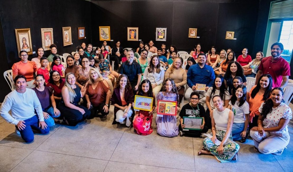 Concurso de cartazes mobiliza crianças de Arapiraca na luta contra violações de direitos