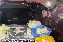 Força Tarefa apreende arma e mais de dois quilos de cocaína em ação na capital alagoana