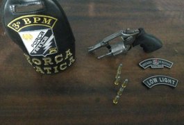 Mulher é presa com arma de fogo na zona rural de Arapiraca