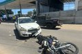 Motociclista fica ferida após colisão com carro em avenida de Arapiraca