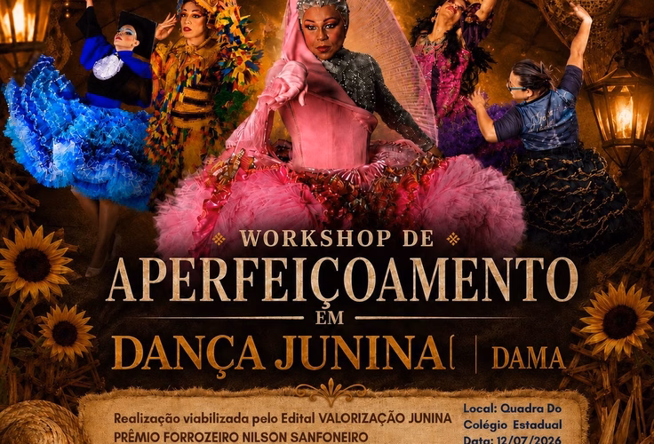 Edital da Prefeitura de Penedo viabiliza workshop gratuito de aperfeiçoamento de dança junina