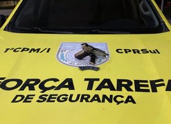 Homem com condenação por homicídio é preso com pistola após bater em viatura da PM em São Miguel dos Campos