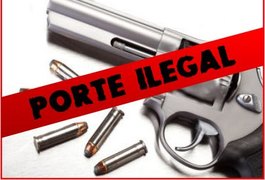 Três armas de fogo são apreendidas pela PM nessa segunda