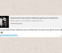 Novo golpe no Whatsapp promete cafeteira  e pode roubar informações de usuário
