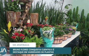 Bruno Flores conquista clientes e é destaque em variedades de plantas