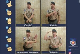 Língua Brasileira de Sinais auxilia nas abordagens e nos serviços realizados pela PM