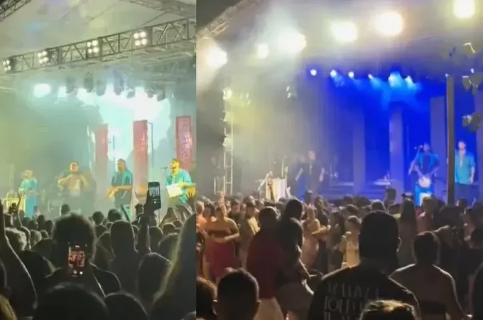 Tiroteio interrompe show do grupo Menos é Mais em parque aquático do Paraná