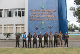 Oficial da PM-AL ministra instruções em estágio preparatório da ONU