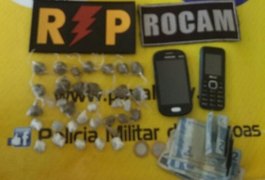 Rocam e RP detêm indivíduos com drogas em São Miguel dos Campos