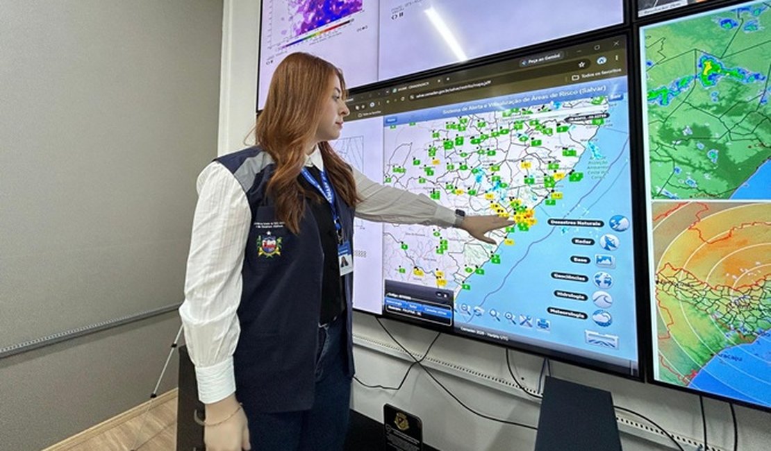 Chuvas: Semarh alerta para estado de atenção neste fim de semana em Alagoas