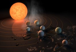 Nasa descobre sistema solar com 7 planetas parecidos com a Terra