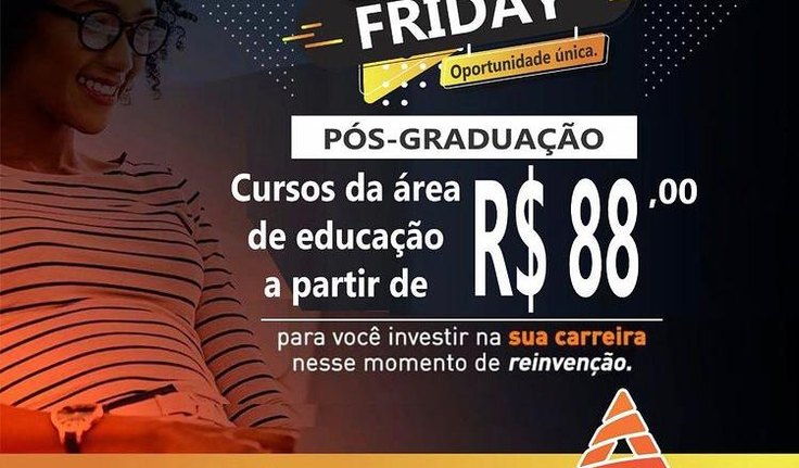 ANHANGUERA ARAPIRACA LANÇA PÓS GRADUAÇÃO A PARTIR DE R$ 88,00 NA BLACKFRIDAY!