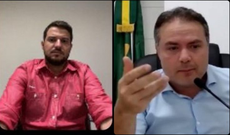 Prefeito de Maribondo em live com governador fala sobre reabertura do comércio e volta às aulas