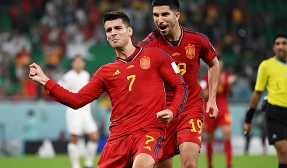 Espanha goleia a Costa Rica e Alemanha perde para o Japão; confira o resumo do dia na Copa do Mundo