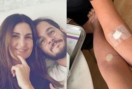 Com pneumonia, Túlio Gadêlha brinca: 'Nem deixa a namorada ficar doente sozinha'