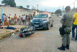 Grave acidente envolvendo carro e moto deixa feridos em Arapiraca