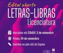 Licenciatura em Letras-Libras da Ufal oferece 50 vagas; inscrições até dia 3