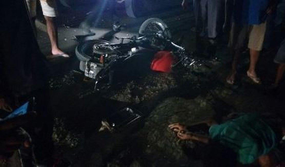 Grave acidente entre caminhão e moto deixa duas vítimas fatais em Campo Alegre