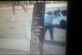 Câmeras de segurança flagram assassinato de segurança penitenciário em Girau do Ponciano