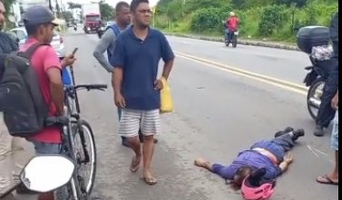 Colisão envolvendo carro e moto deixa vítima fatal em Maceió