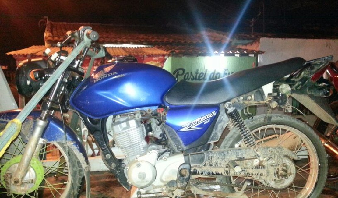 Pelopes recupera motocicleta roubada em Arapiraca