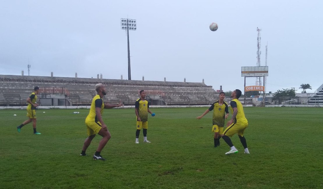 ASA faz último treino para enfrentar o Murici na disputa por vaga na Copa do Brasil 2021