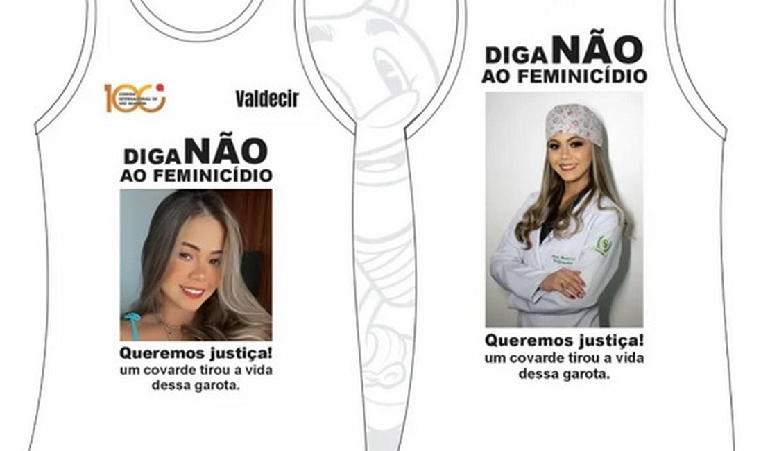 Atleta que participará da São Silvestre homenageia enfermeira assassinada em Penedo