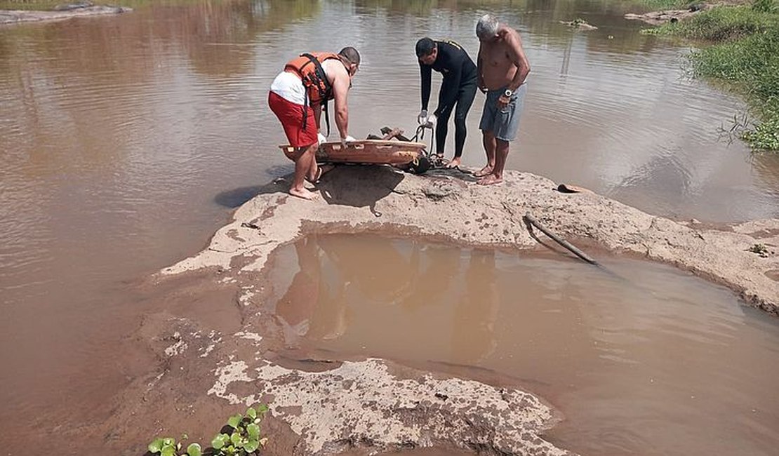 Cadáver é encontrado no Rio Mundaú, em União dos Palmares; vítima teria morrido afogada
