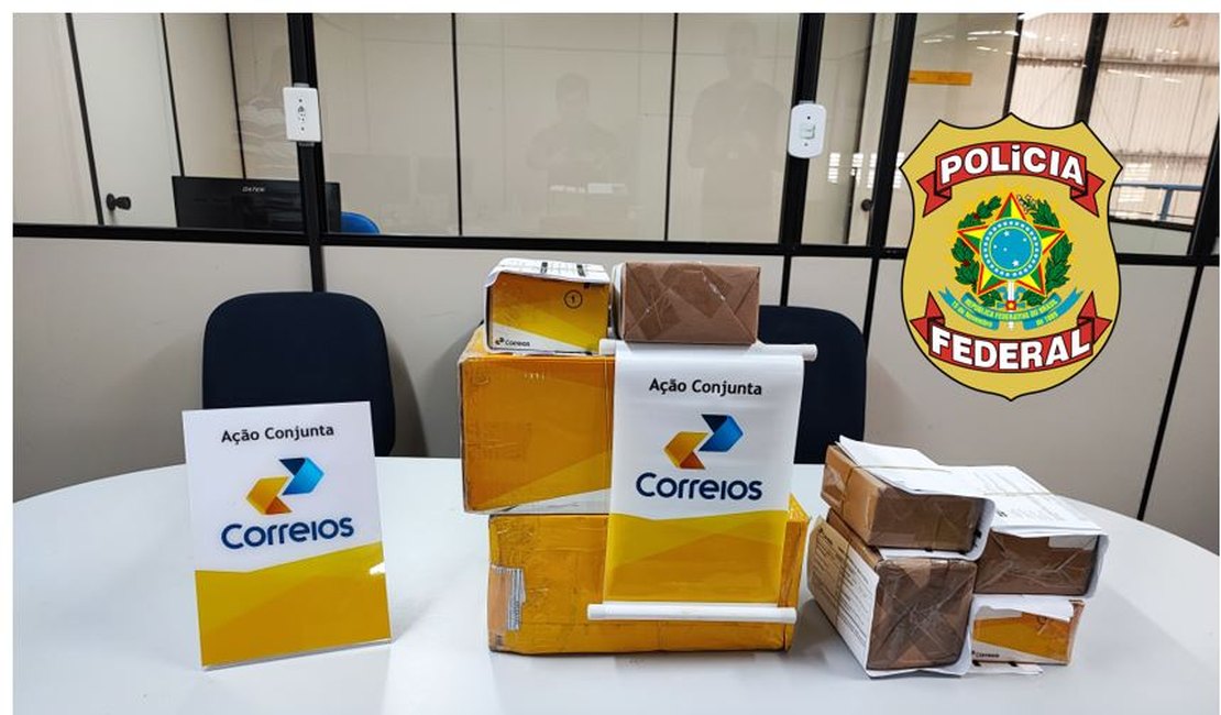 Operação da PF apreende 8 encomendas com suspeita de drogas em Correios de Maceió