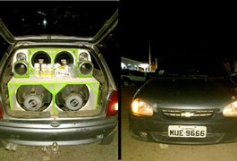 Dupla é presa por usar som automotivo de forma abusiva no Agreste