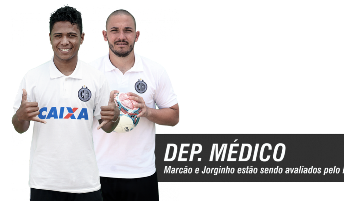 Marcão e Jorginho estão sendo avaliados pelo DM